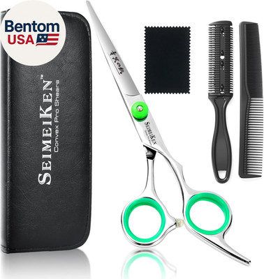 Hair Cutting Scissors - 6'' Professional Japanese 440C Barber Scissors - Razor Sh