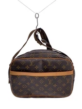 LOUIS VUITTON SHOULDER BAG REPORTER PM_MONOGRAM CANVAS PVC Brown Used