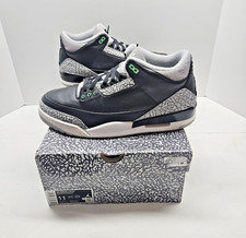 NIKE Air Jordan 3 Retro Men's Size 11 Green Glow Wolf Grey CT8532-031 CLEAN