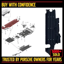 PORSCHE Macan 2014-2018 LEFT Underbody Radiator Splash Shield Cover 95B825205