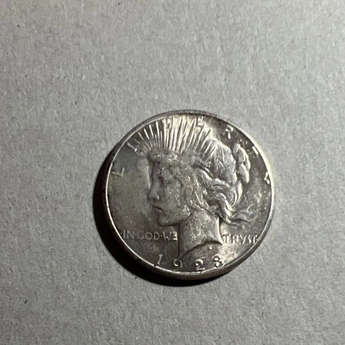 1923 Peace Dollar $1 Silver Coin Circulated Business Strike 0.9 Fineness