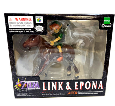 Legend Of Zelda Link & Epona Majora s Mask Figure Epoch C-Works NEW& RARITY