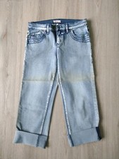 Tight Fit 3/4 Length Jean Jeggins, Unusual Fading Stains, Hence Price, Size 10