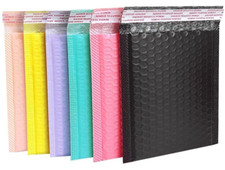 25PCS POLY BUBBLE MAILERS SHIPPING MAILING PADDED BAGS ENVELOPES COLOR
