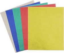 Carbon Paper for Tracing on Fabric, Wood, and Canvas (5 Colors, 9 X 11 In, 50 Sh