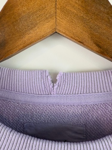 Aerie Long Sleeve Oversized Crew Neck Soft Sweatshirt w/ Graphic Purple M NWT - Picture 3 of 17