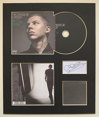 PROFESSOR GREEN - Signed Autographed - ALIVE TILL I'M DEAD - Album Display