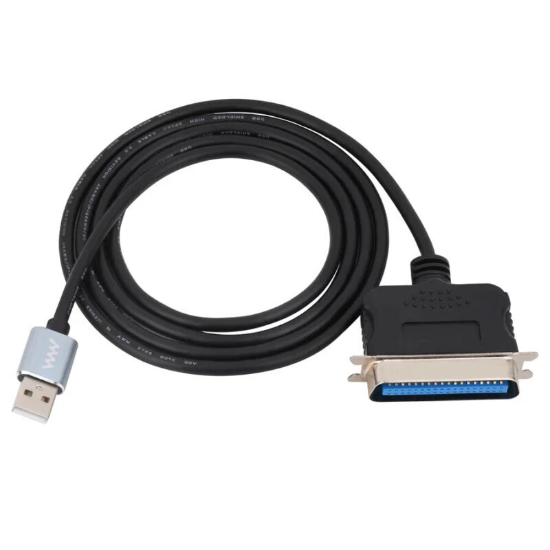 USB A 2.0 to Parallel IEEE 36 Pin DB36 Printer Cable | Male to Female | 1.5m - Image 2 of 4