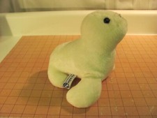Vintage Sea World White Seal Plush 6.5" 1990 Stuffed Animal Taiwan