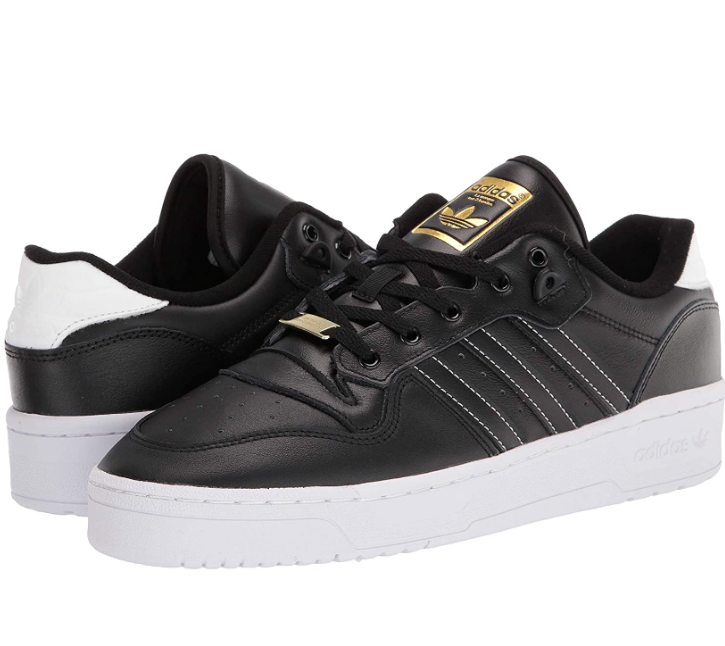 adidas Originals Men's Rivalry Low Sneaker, Black/Black/White, 11.5 M US |  eBay