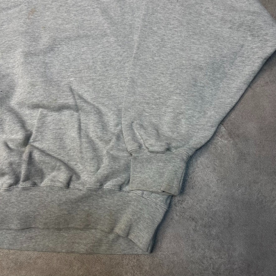 Nike Sweatshirt Mens Vintage 90s Small Swoosh Pull Over Jumper, Grey, Large image 5