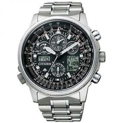 Citizen Promaster SKY PMV65-2271 Solar Radio Analog Watch Men Black