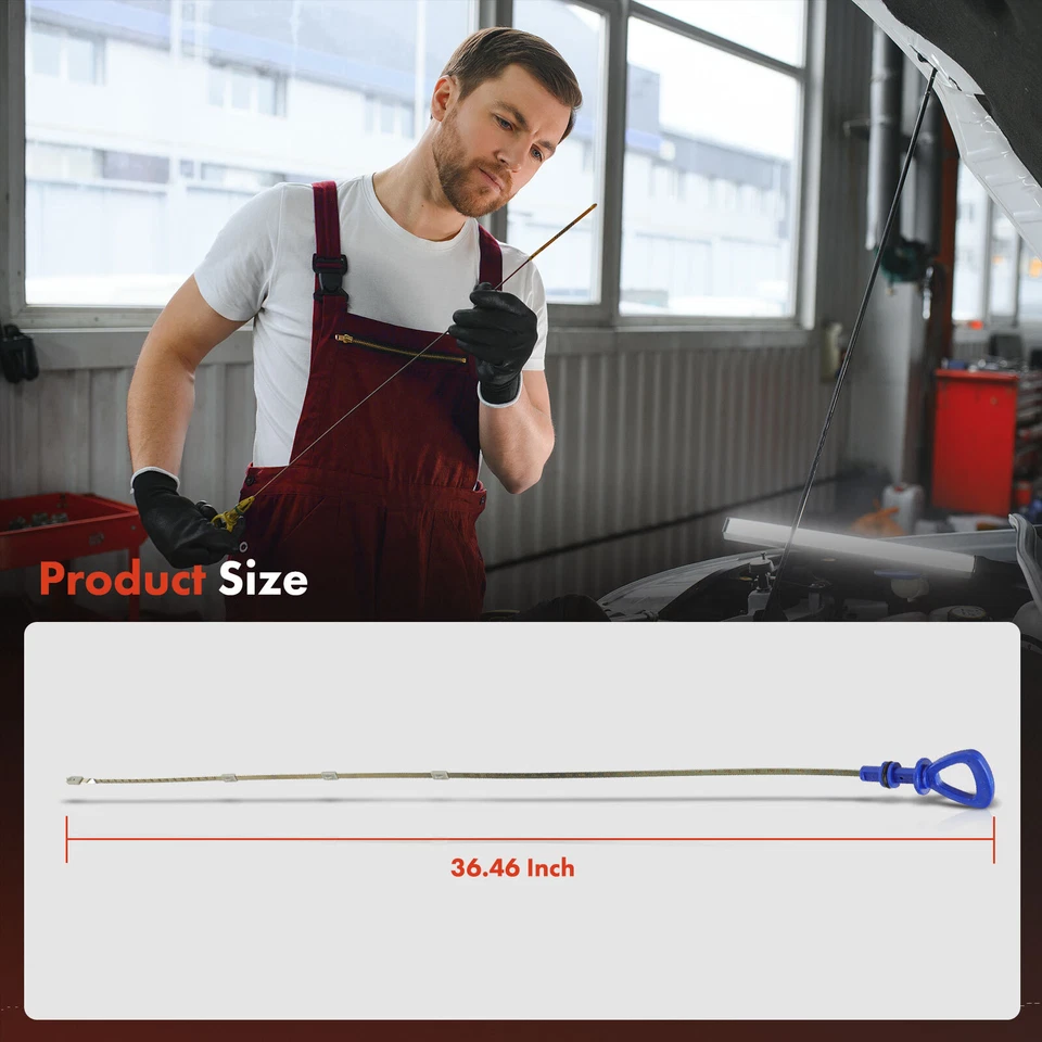 Varilla de medición de aceite de motor para Mercedes-Benz C240 C320 E320 SL55 AMG SLK55 AMG 34,84 pulgadas Foto 4 de 4