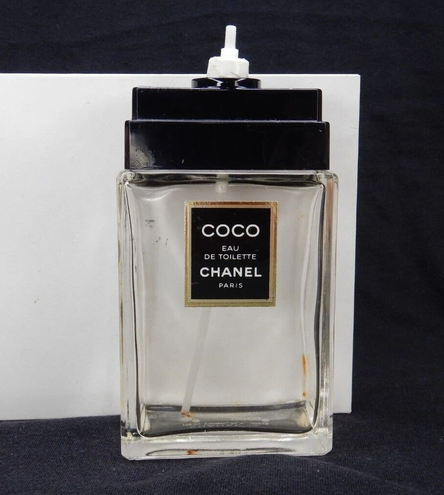 EMPTY PERFUME BOTTLE Chanel Coco Eau de Toilette EDT 3.4oz - 100ml