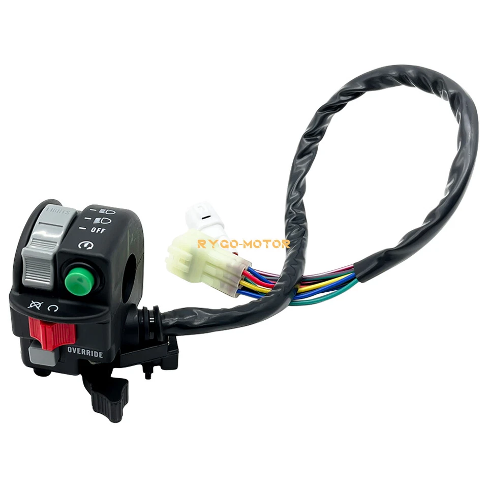 Interruptor de manillar izquierdo faro de parada de arranque para Yamaha Grizzly 660 YFM660 05-2008 Foto 2 de 4