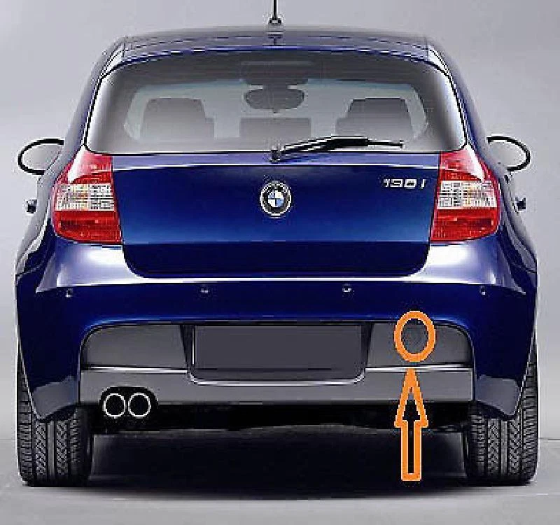 Bmw 1 series sale tow hook cover
