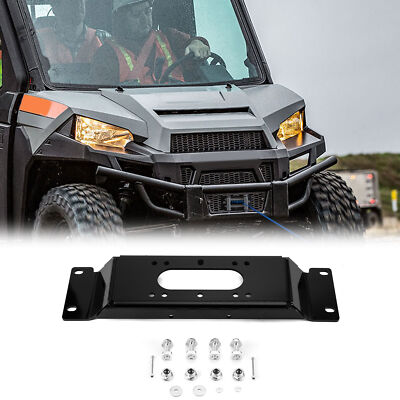 Aazon.co: WeiSen Winch Ounting Bracket Plate No Drill Copatible