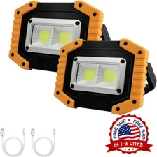 Luz De Trabajo LED Recargable Linternas 2000LM Impermeable Portátil Exterior NEW