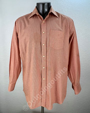 Tommy Hilfiger Ithaca Men's Long Sleeve Button Front Shirt Size 16-1/2 34-35 L
