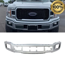Iconic Silver Front Bumper Face Bar Cover New For 2018 2019 2020 Ford F-150 F150