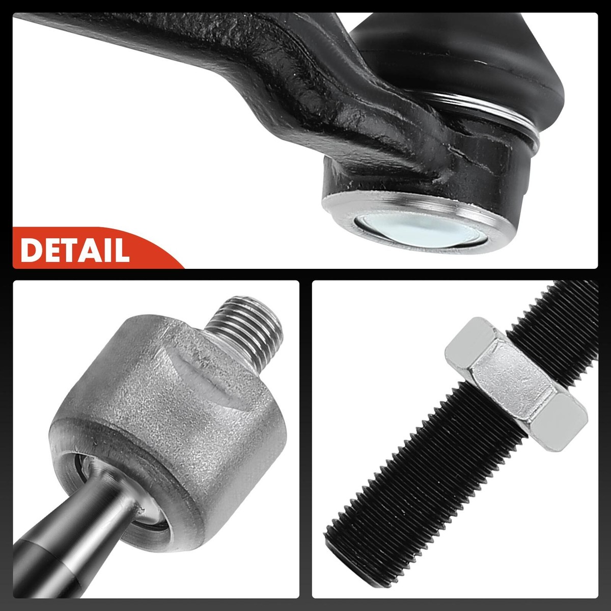 2WD Front Inner Outer Tierods + Idler Arm Kit For Chevy Blazer S10 GMC Jimmy - Foto 9