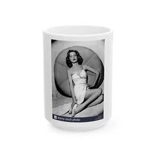 Virginia Grey #92 (Vintage Female Icon) White Coffee Mug