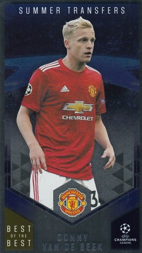 TOPPS BEST OF THE BEST CHAMPIONS LEAGUE 2020-2021 CARD N. 130 VAN DE BEEK - 第 1/2 張圖片