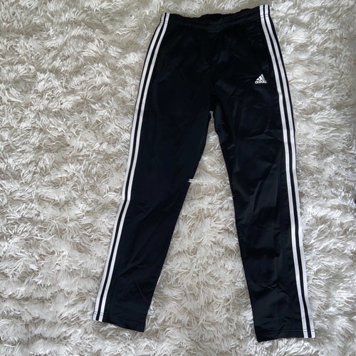 Adidas Primegreen Essential 3 Stripes Warm Up Track Pants Zipper Ankle
