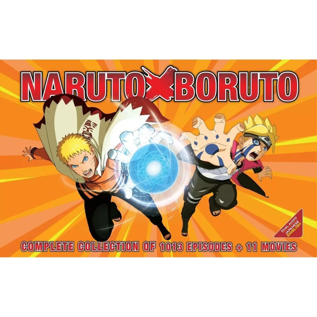 Naruto & Naruto Shippuden + Boruto Complete Collector Boxset DVD