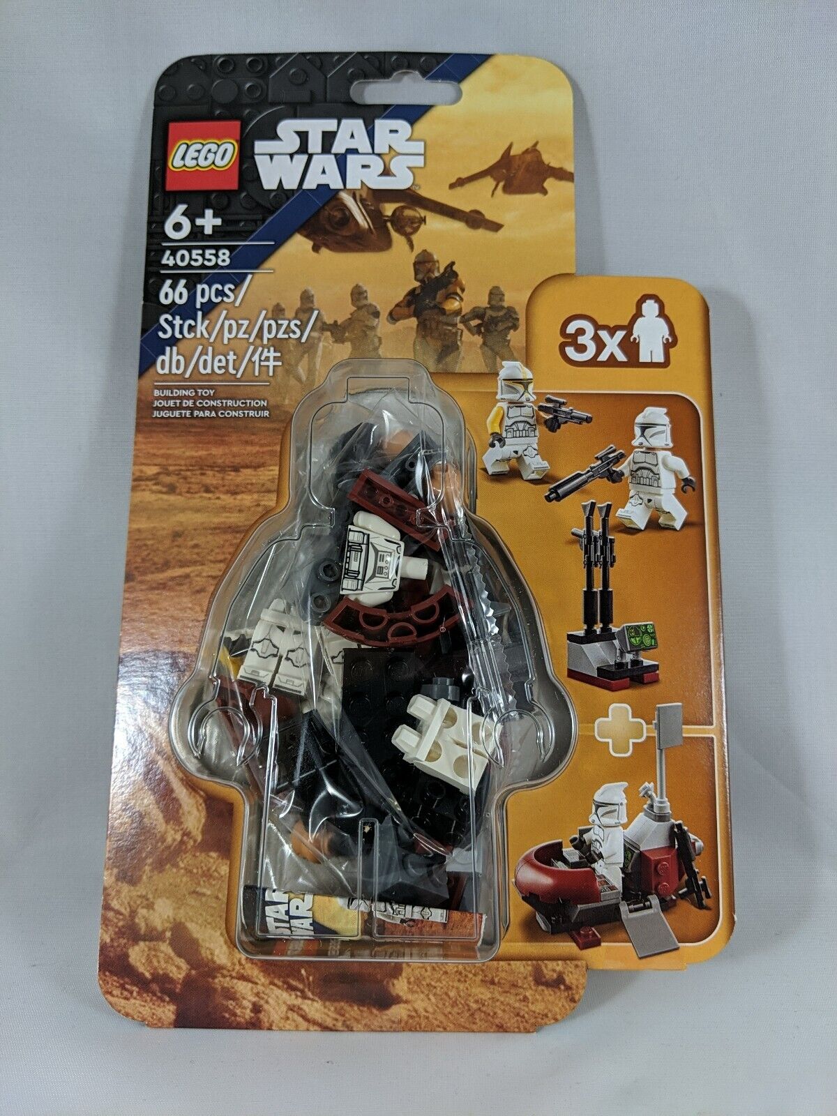 LEGO STAR WARS 40558 CLONE TROOPER COMMAND STATION NEW SEALED HARD TO FIND