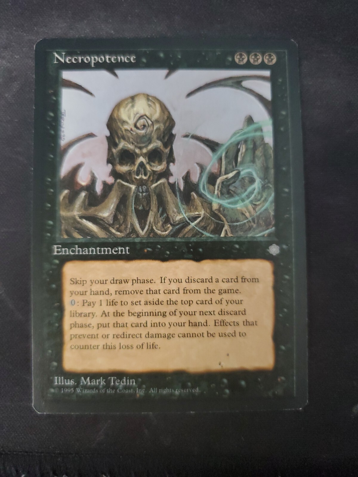 MTG Necropotence Ice Age Regular Rare