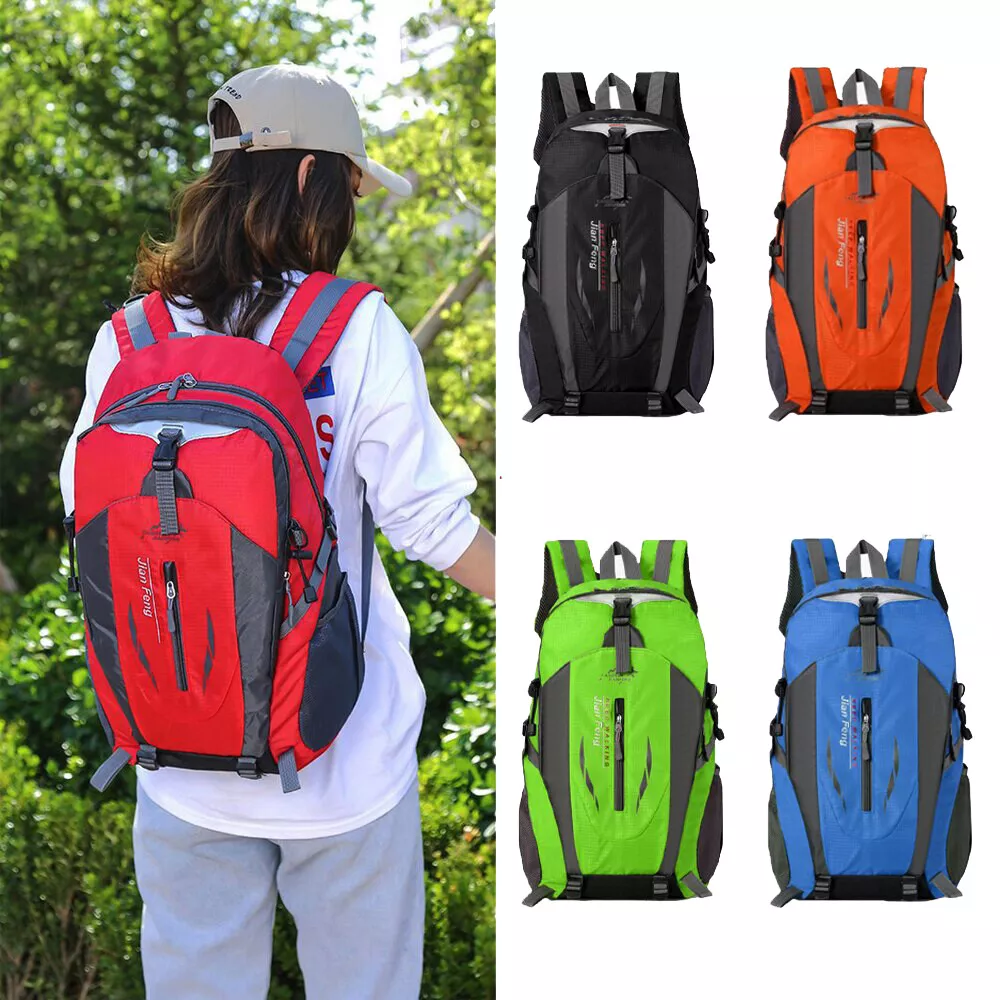 40 Liter Outdoor Backpack Waterproof Men Bag Rucksack Camping Bag Travel  Hiking