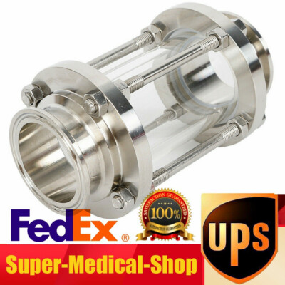 2 Inch Flow Tri Clamp Sanitary Sight Glass 51mm Food Grade Stainless Steel 304