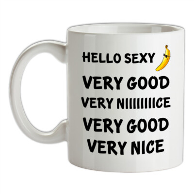 Very Good Very Nice - Funny Slogan 10oz Ceramic Mug for Coffee / Tea