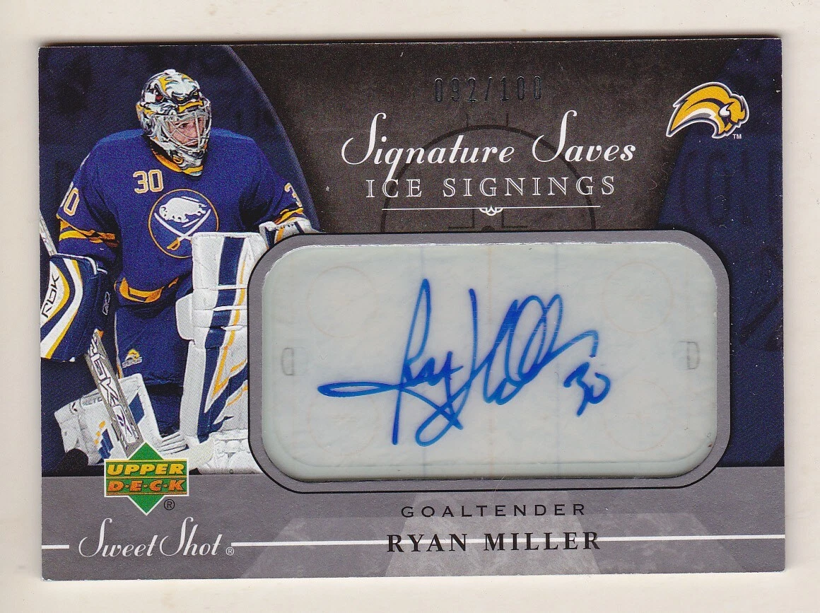 Ryan Miller Memorabilia, Autographed Ryan Miller Collectibles