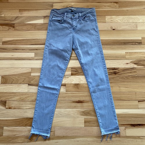 Raw Hem Skinny Jeans Stretch Super Soft 