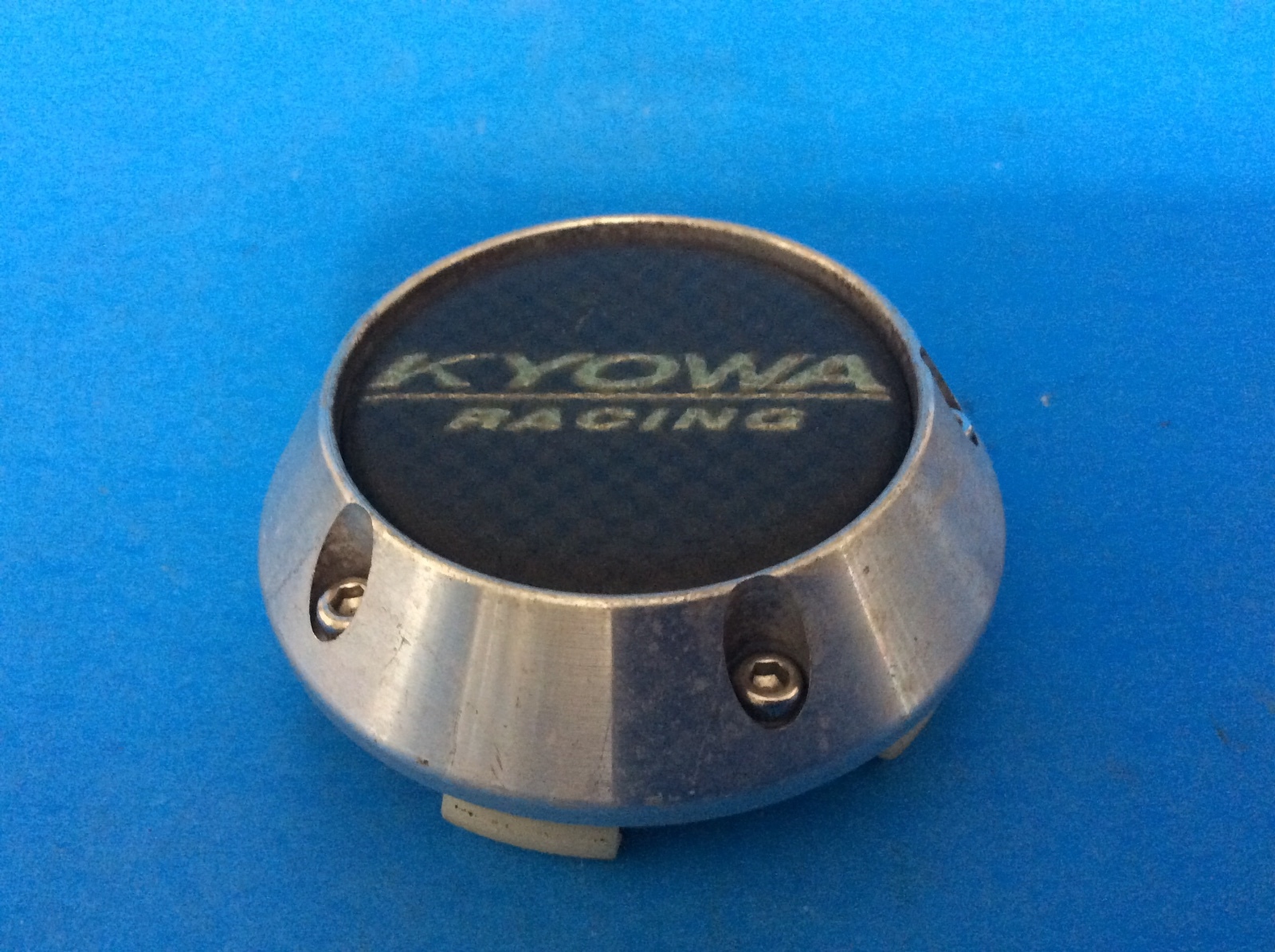 KYOWA RACING CUSTOM WHEEL POLISHED BLACK CENTER CAP C-099