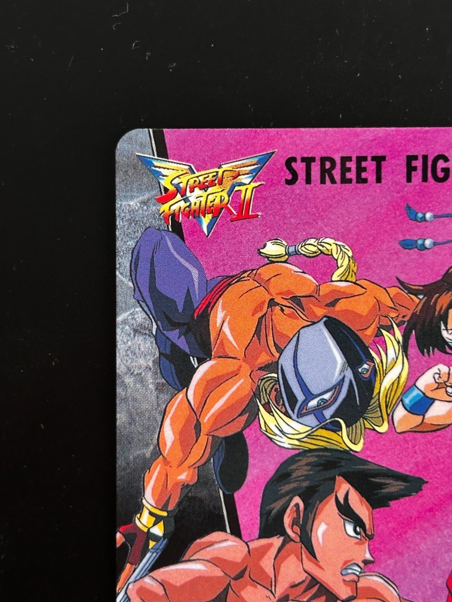 Chun-Li Vega Balrog Street Fighter II V Card #41 BANDAI CAPCOM