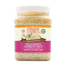 Thai White Jasmine Rice - Hom Mali Fragrant Long Grain Jar