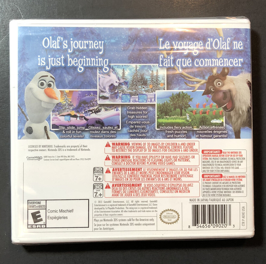 Frozen [ Olaf's Quest ] (3DS) NEW | eBay
