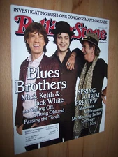 Rolling Stone Magazine Mick Keith Jack White April 17 2008
