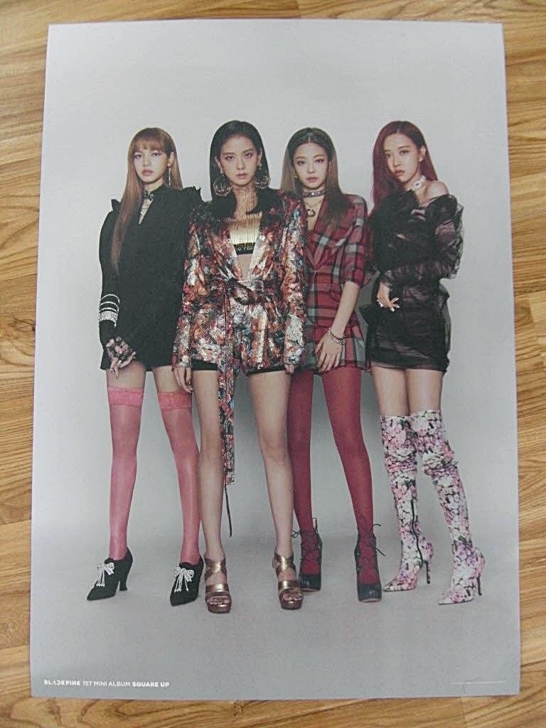 BLACKPINK - SQUARE UP (2 SIDED) [ORIGINAL POSTER] *NEW* K-POP | eBay