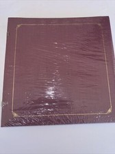 Creative Memories 12 x 12 Pink/Rose Premiere Album Gold Trim, 15 white Pages NIP