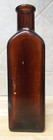 Father John's Embossed Medicine Bottle Brown Glass Early 1900s USA Lowell — photo 4