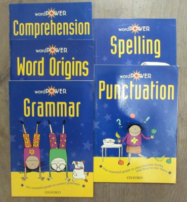 5 BRILLIANT WORDPOWER SERIES BOOKS by OXFORD  *** PAPERBACKS