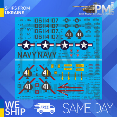 HAD models 32096 1/32 Decal for F-14A Black Aces The Final Countdown