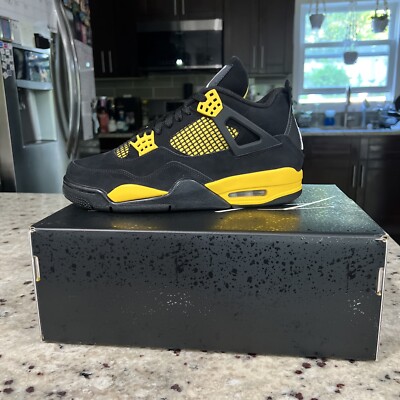 Size 9 - Jordan 4 Retro LS Low Thunder | eBay