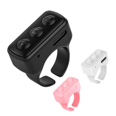 Scrolling Ring Remote Page Turner Wireless Finger Scroller Camera Video Record