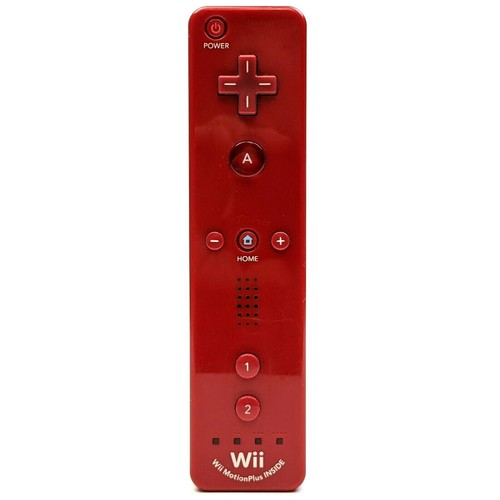 Nintendo Wii Remote Plus Motion Controller - Red