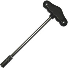 T-Griff Schraubendreher / Steckschl&uuml;ssel Stecknuss Sechskant 9 mm - CV-Stahl